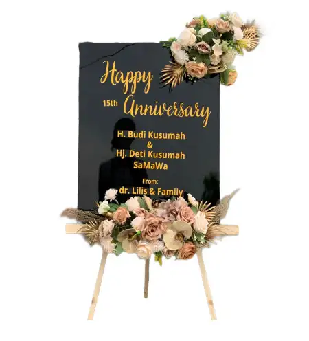 Papan Bunga Akrilik Kecis