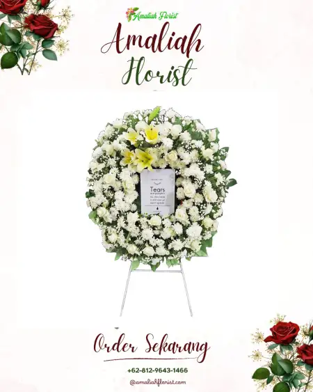 Krans Bunga Duka Kecis